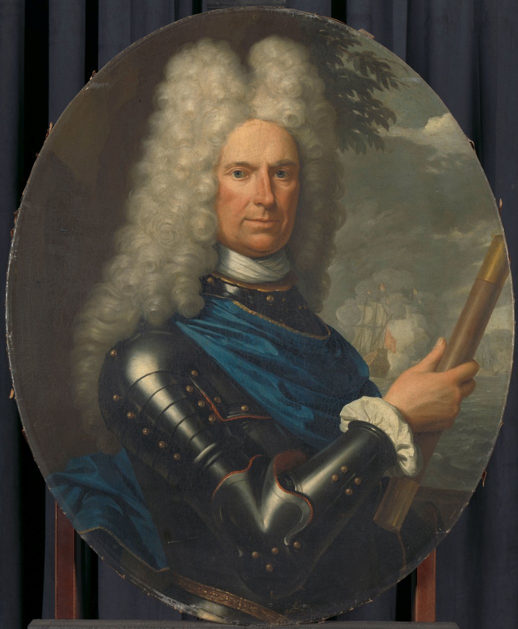 Porträt von Konteradmiral Arent van Buren von Christoffel Lubienitzki