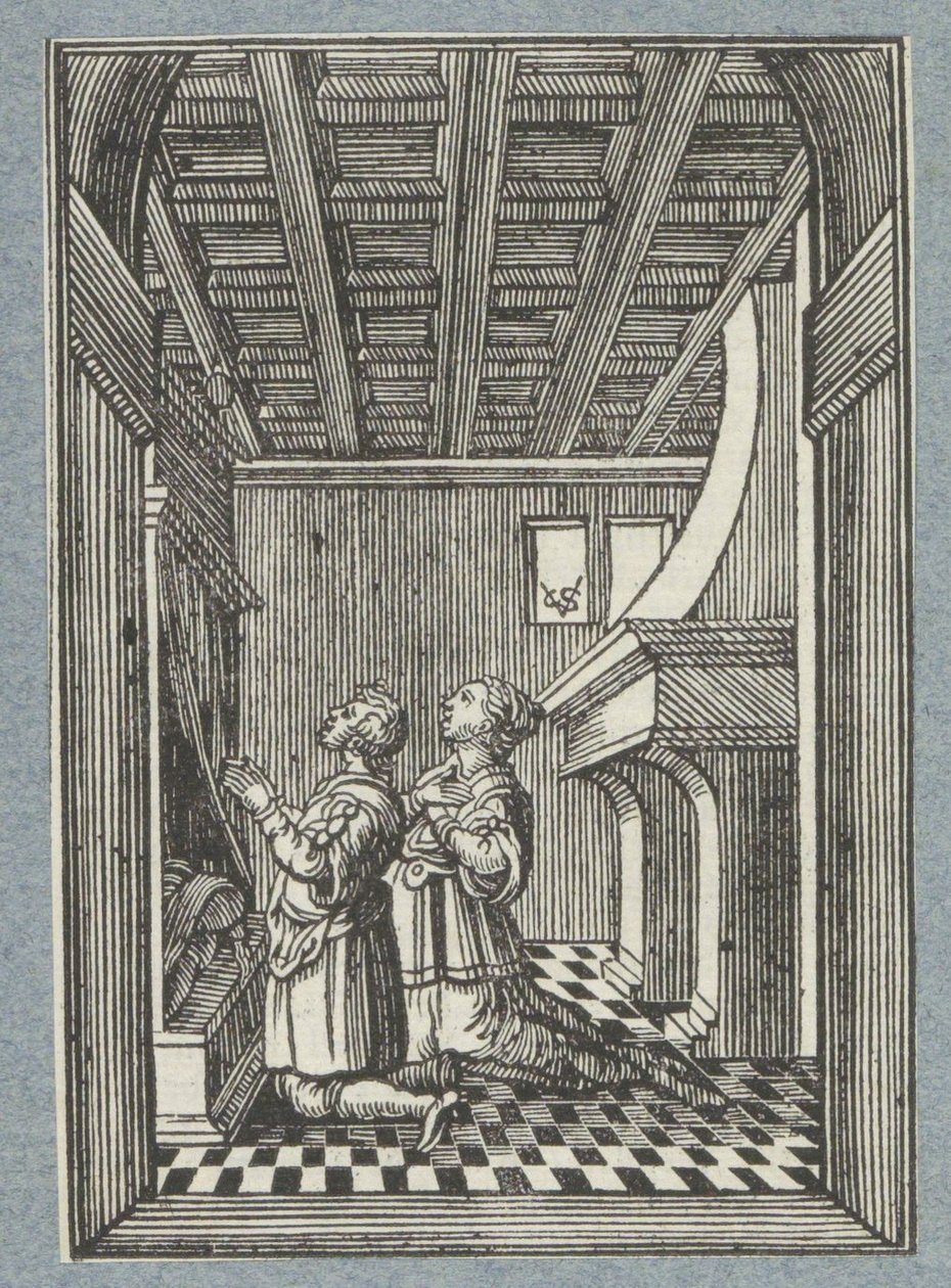 Hochzeitsnacht von Tobias und Sara von Christoffel van Sichem (II)