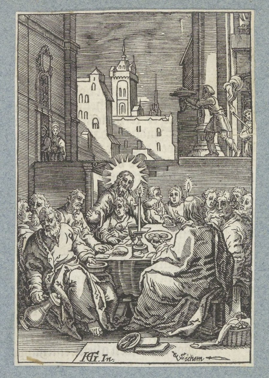 Das letzte Abendmahl von Christoffel van Sichem (II)