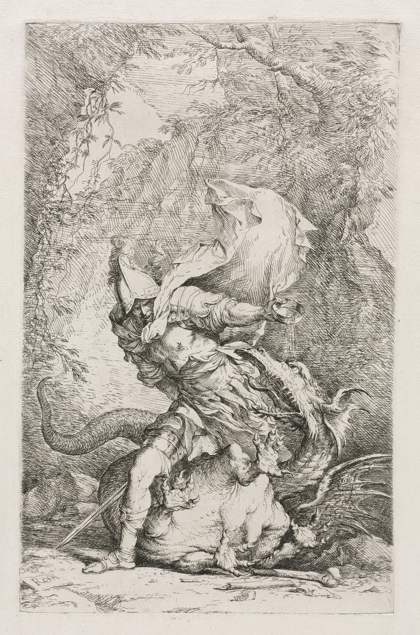 Jason und der Drache von Christopher Richard Wynne Nevinson