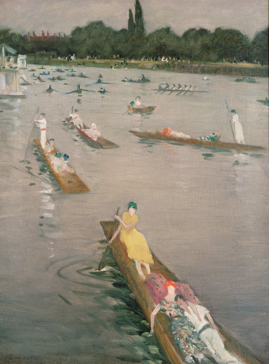 Regatta in Henley von Christopher Richard Wynne Nevinson