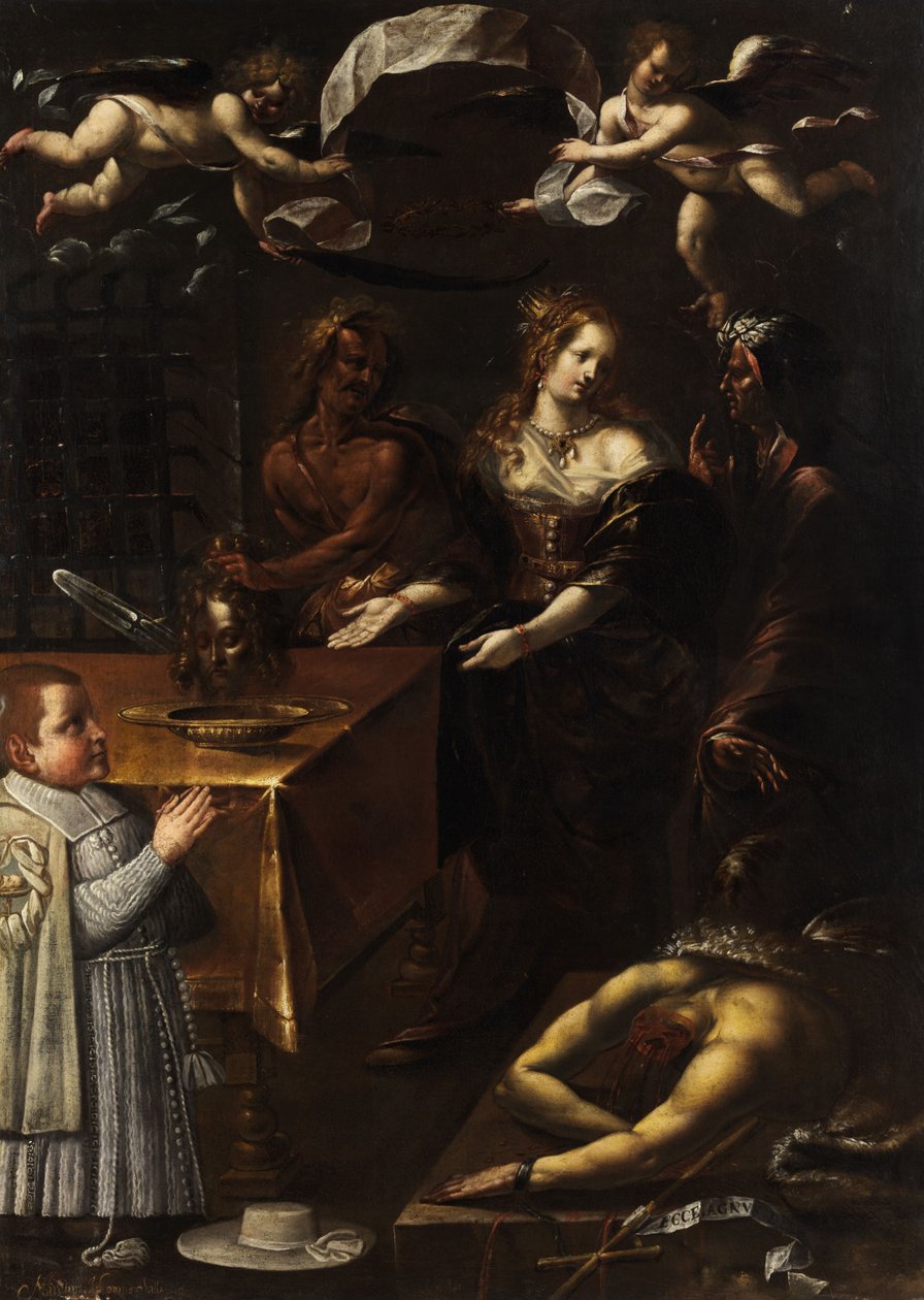 Die Enthauptung Johannes des Täufers von Circle of Giulio Cesare Procaccini