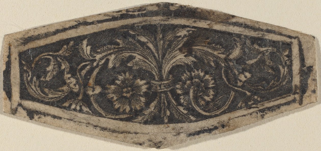Ornament in hexagonaler Form von Circle of Francesco Francia