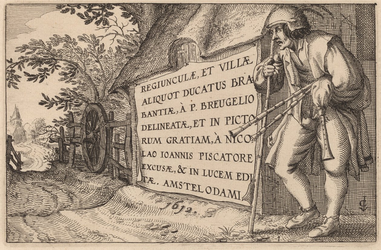 Titelseite von Claes Jansz Visscher after Johannes van Doetechum, the Elder after Lucas