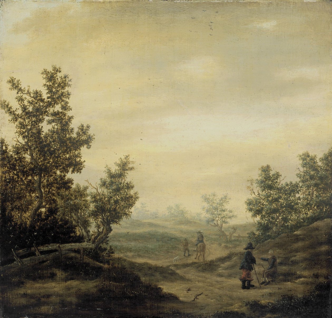 Straße in den Dünen von Claes van Beresteyn (attributed to)