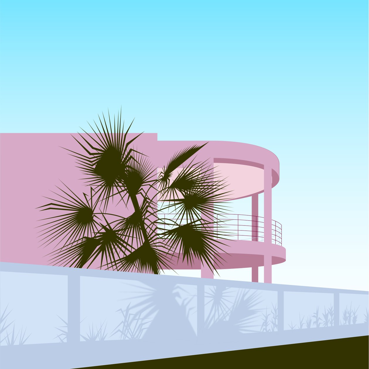 Art Deco Strandhaus von Claire Huntley