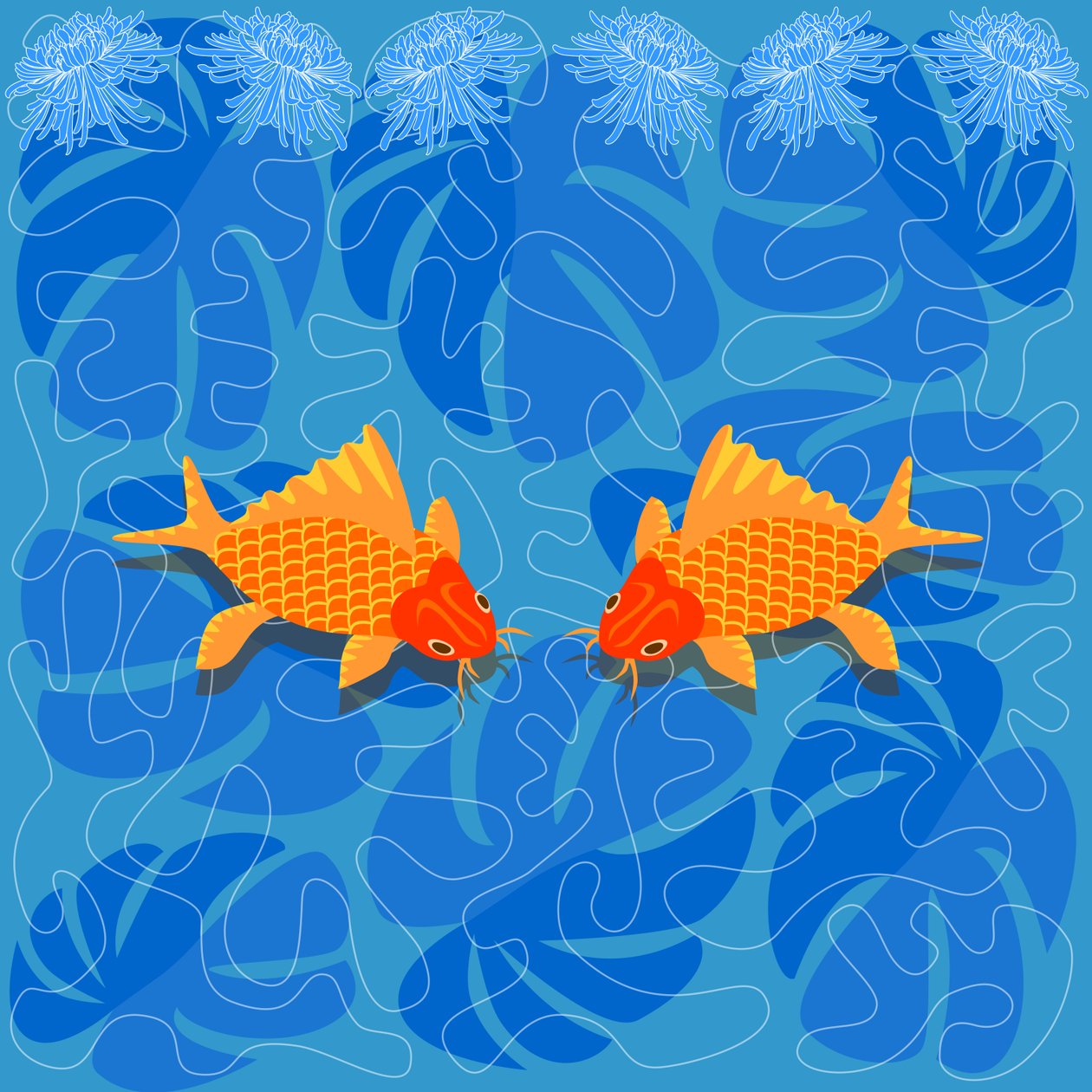 Chinesischer Fisch von Claire Huntley