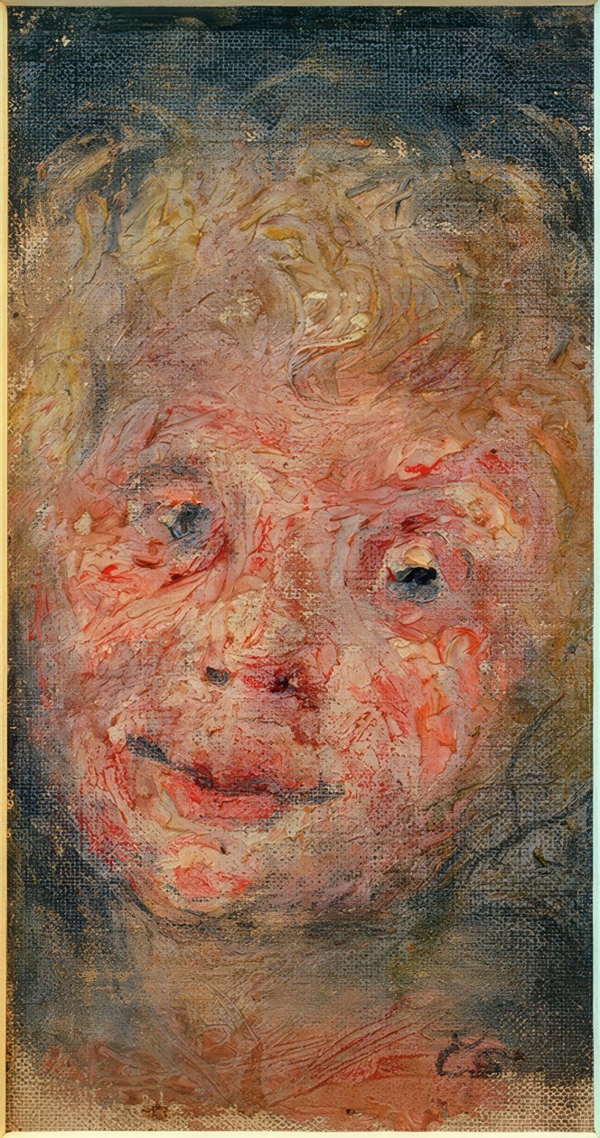 Porträtstudie (Knabe) von Clara Siewert