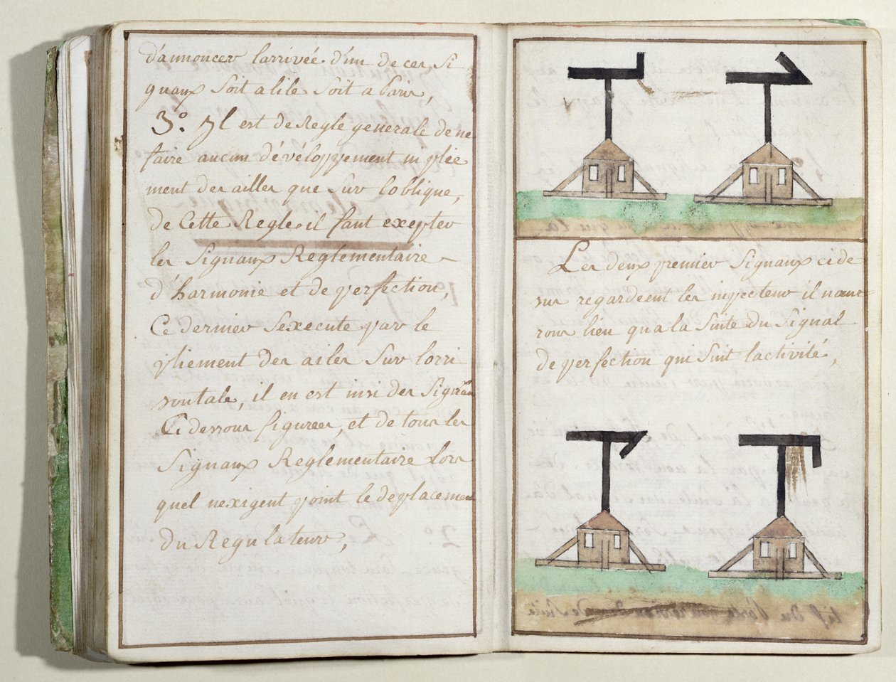 Semaphor-Signalsystem, ca. 1794 von Claude Chappe
