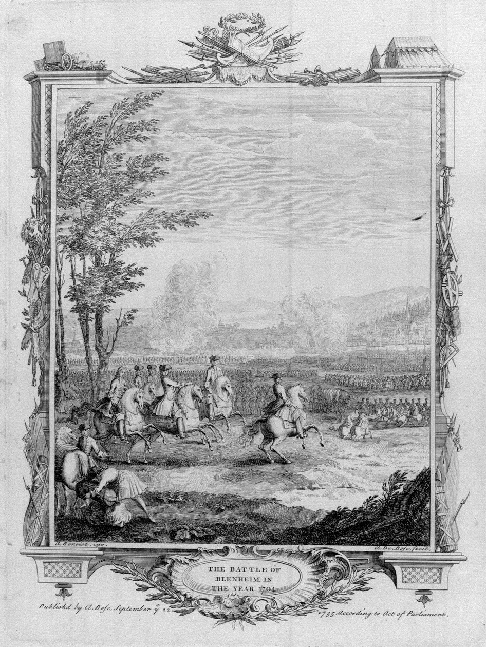 Die Schlacht von Blenheim, 13.-18. August 1704, 1735 von Claude Dubosc