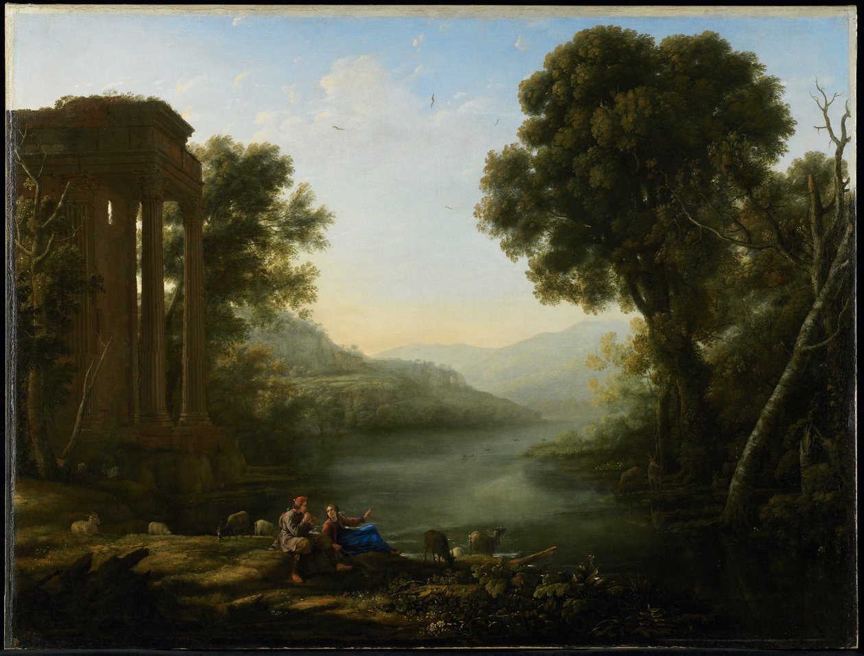 Pastorale Landschaft, 1638 von Claude Lorrain