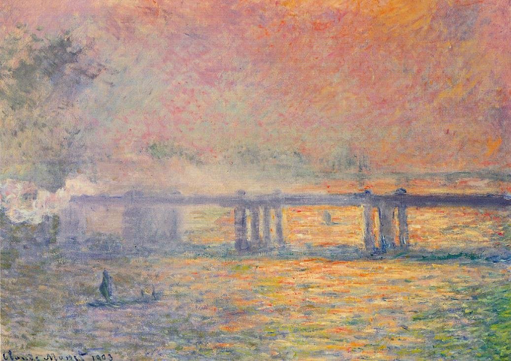 Charing Cross Bridge von Claude Monet