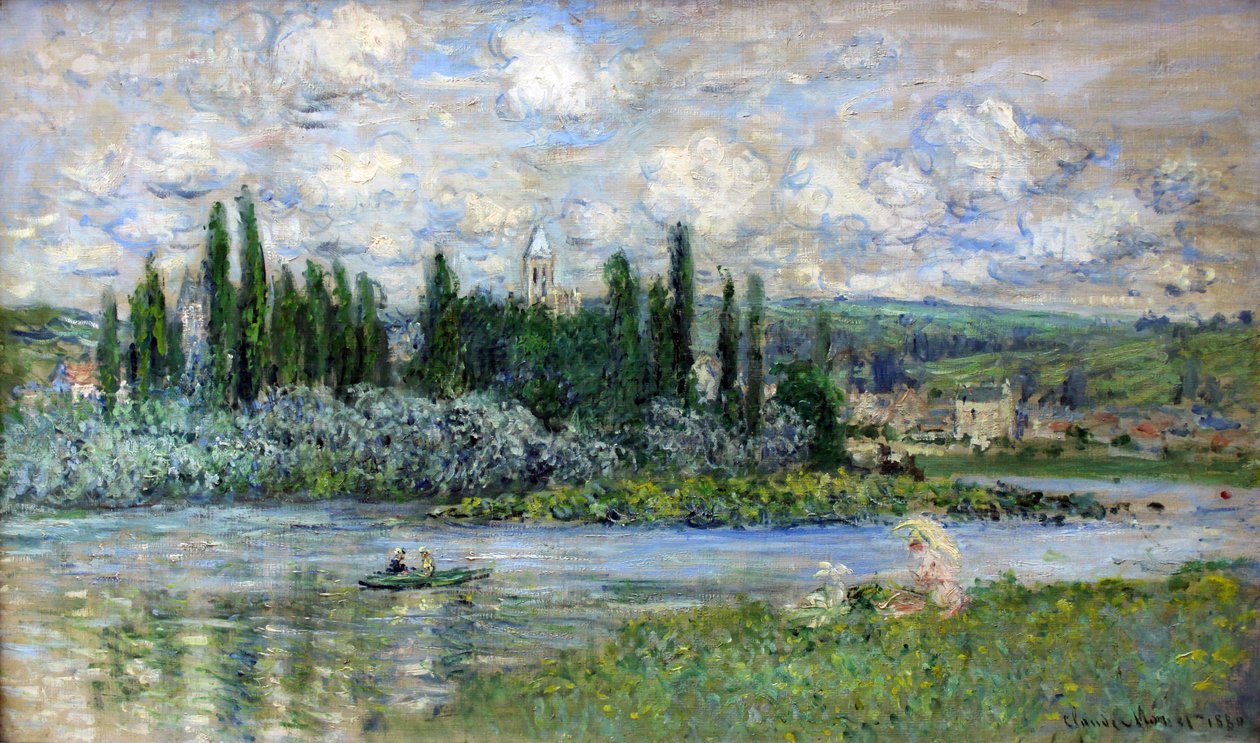 Ansicht von Vetheuil-sur-Seine von Claude Monet