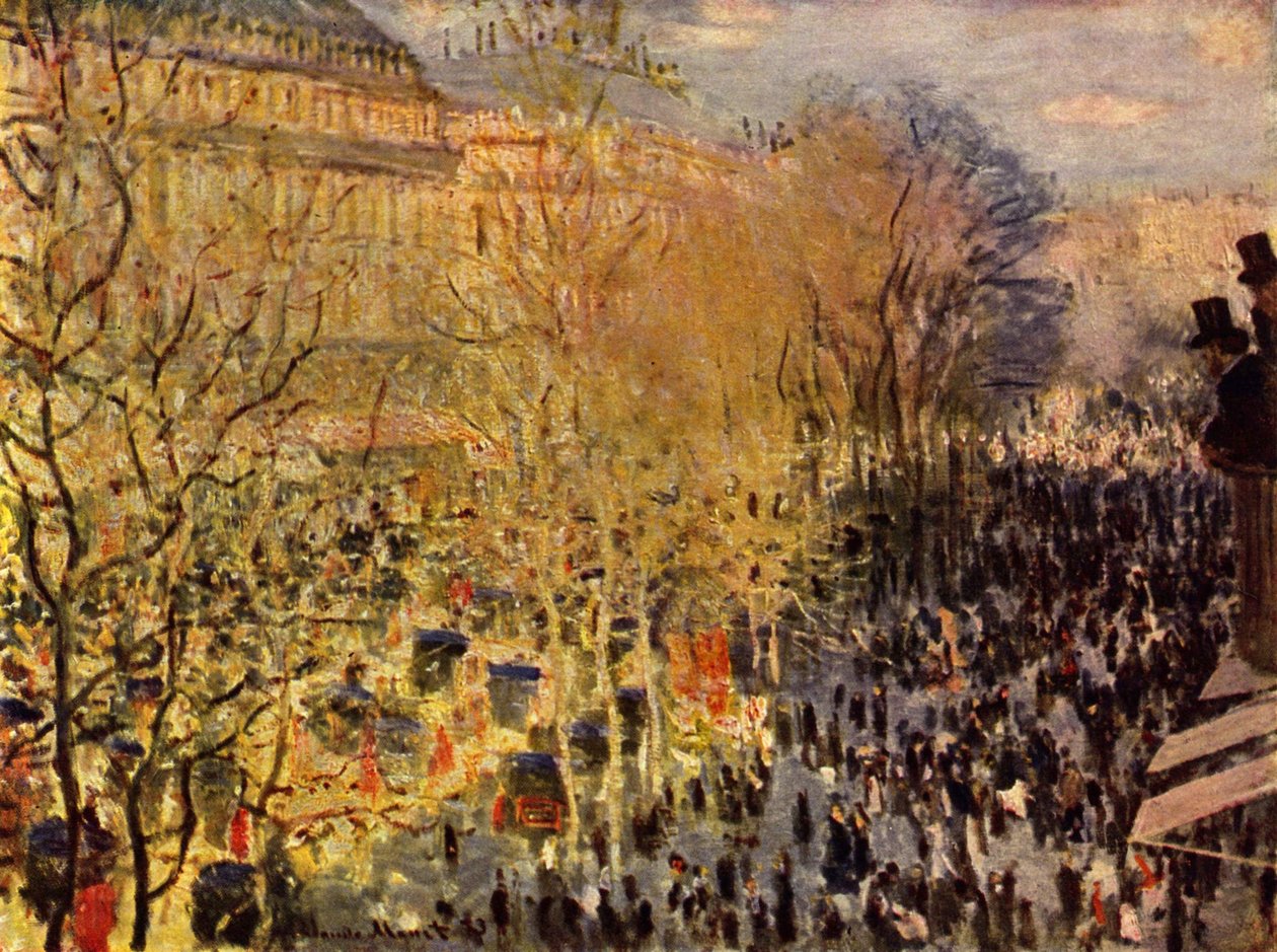 Boulevard des Capucines in Paris von Claude Monet