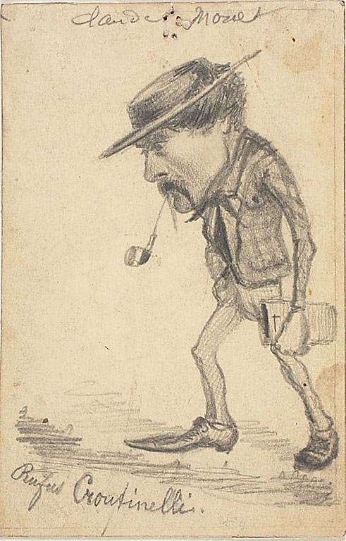 Karikatur von Henri Cassinelli von Claude Monet