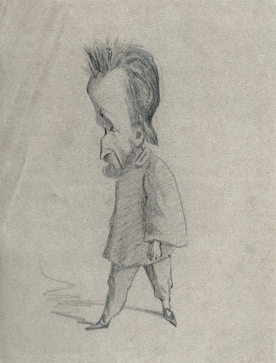 Karikatur des Journalisten Theodore Pelloquet, 1858 von Claude Monet
