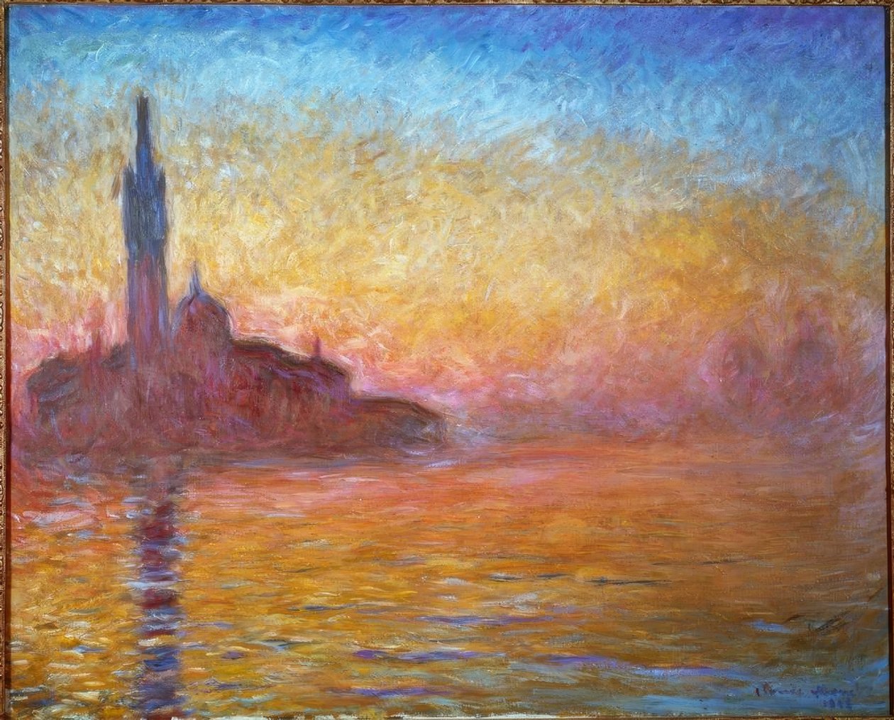 Dämmerung in Venedig von Claude Monet