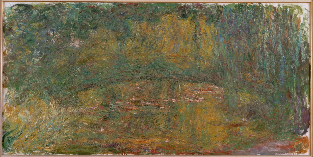 Die japanische Brücke von Claude Monet