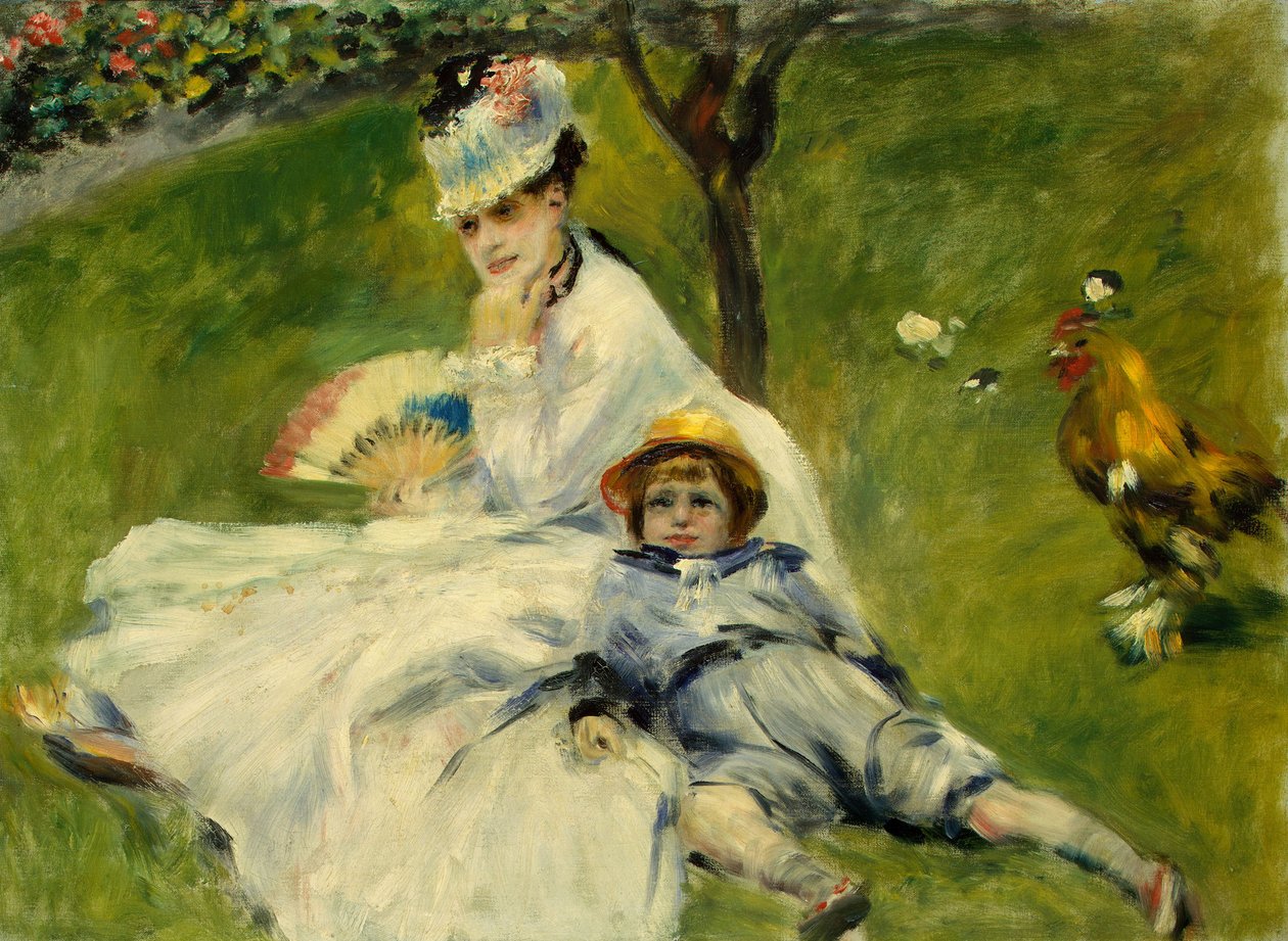 Madame Monet und ihr Sohn von Claude Monet