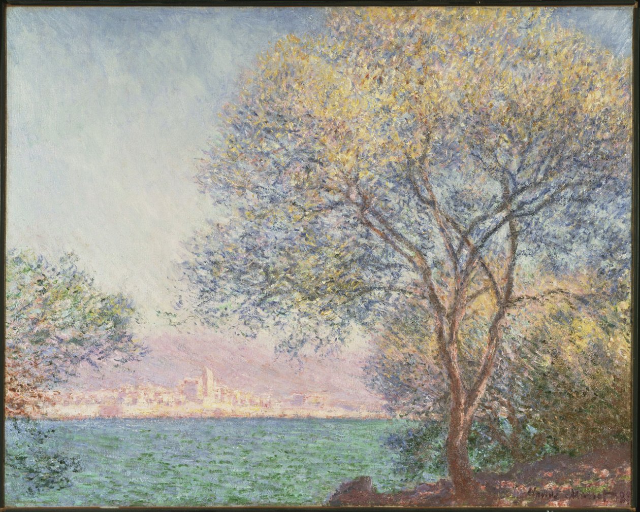 Morgen in Antibes von Claude Monet