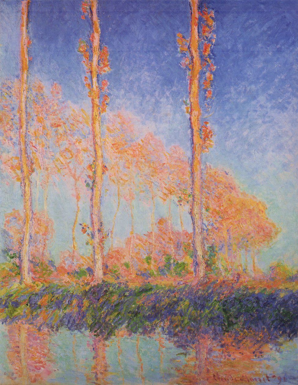 Pappeln, Philadelphia von Claude Monet