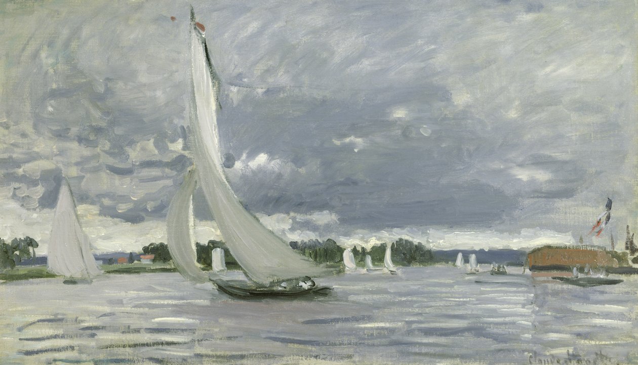 Regatta in Argenteuil, 1872 von Claude Monet