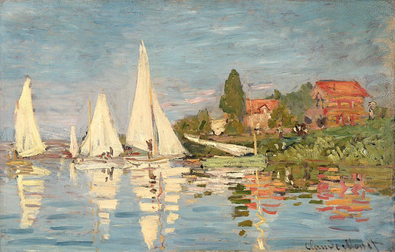 Regatta in Argenteuil, ca. 1872 von Claude Monet