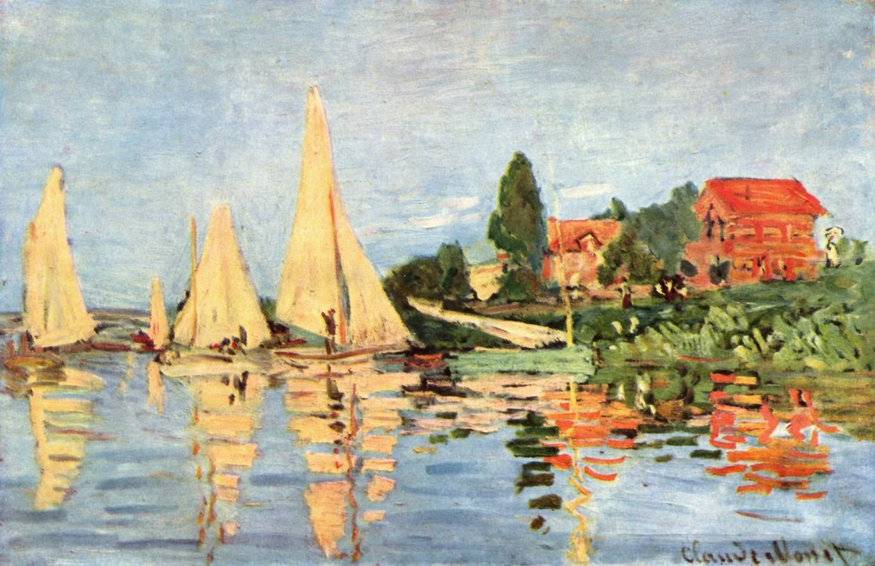 Regatta bei Argenteuil von Claude Monet