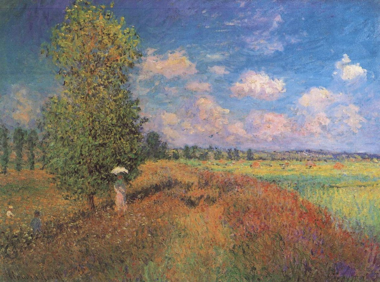 Sommer Klatschmohnfeld von Claude Monet