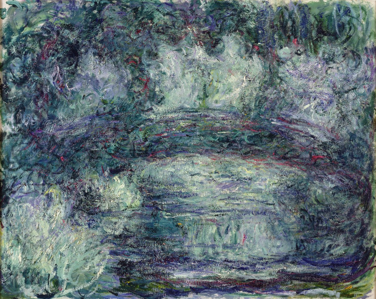 Die japanische Brücke, 1918-19 von Claude Monet
