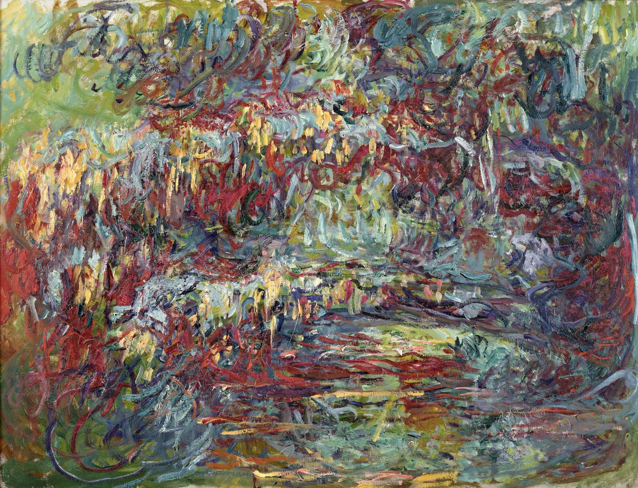 Die japanische Brücke in Giverny, 1918-24 von Claude Monet