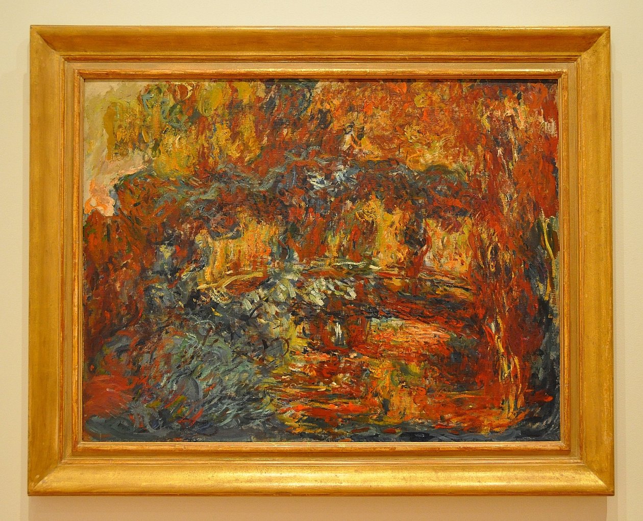 Die japanische Fußbrücke von Claude Monet