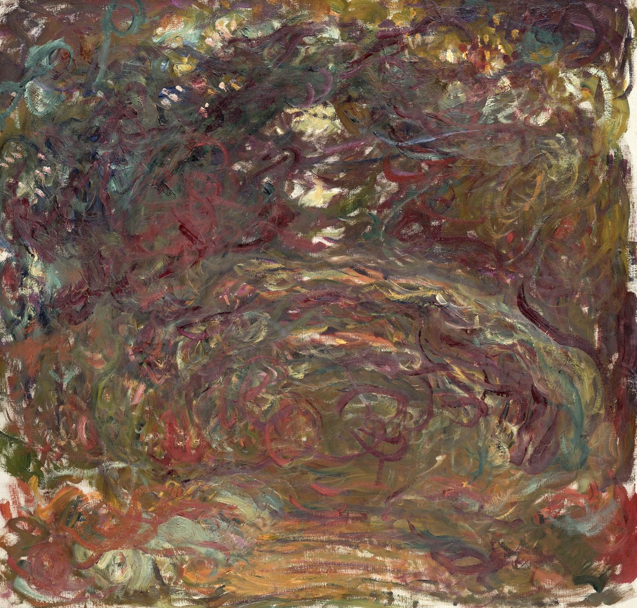 Der Rosenpfad, 1920-22 von Claude Monet