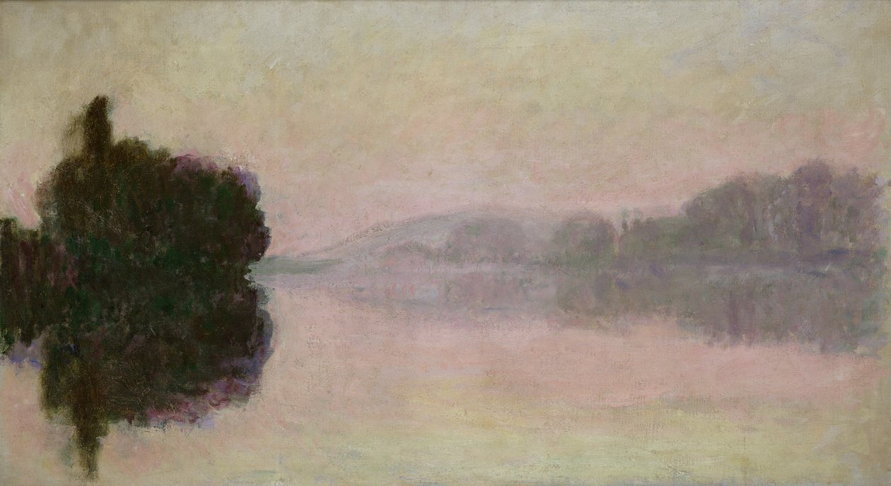Die Seine bei Port-Villez, Abendeffekt, 1894 von Claude Monet