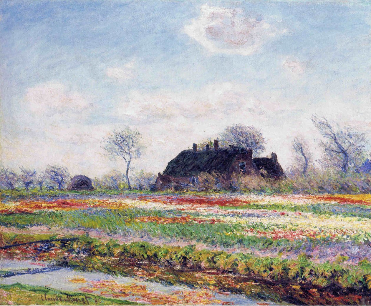 Tulpenfelder in Sassenheim von Claude Monet