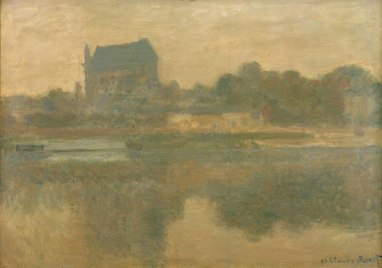 Kirche von Vernon, Nebel von Claude Monet