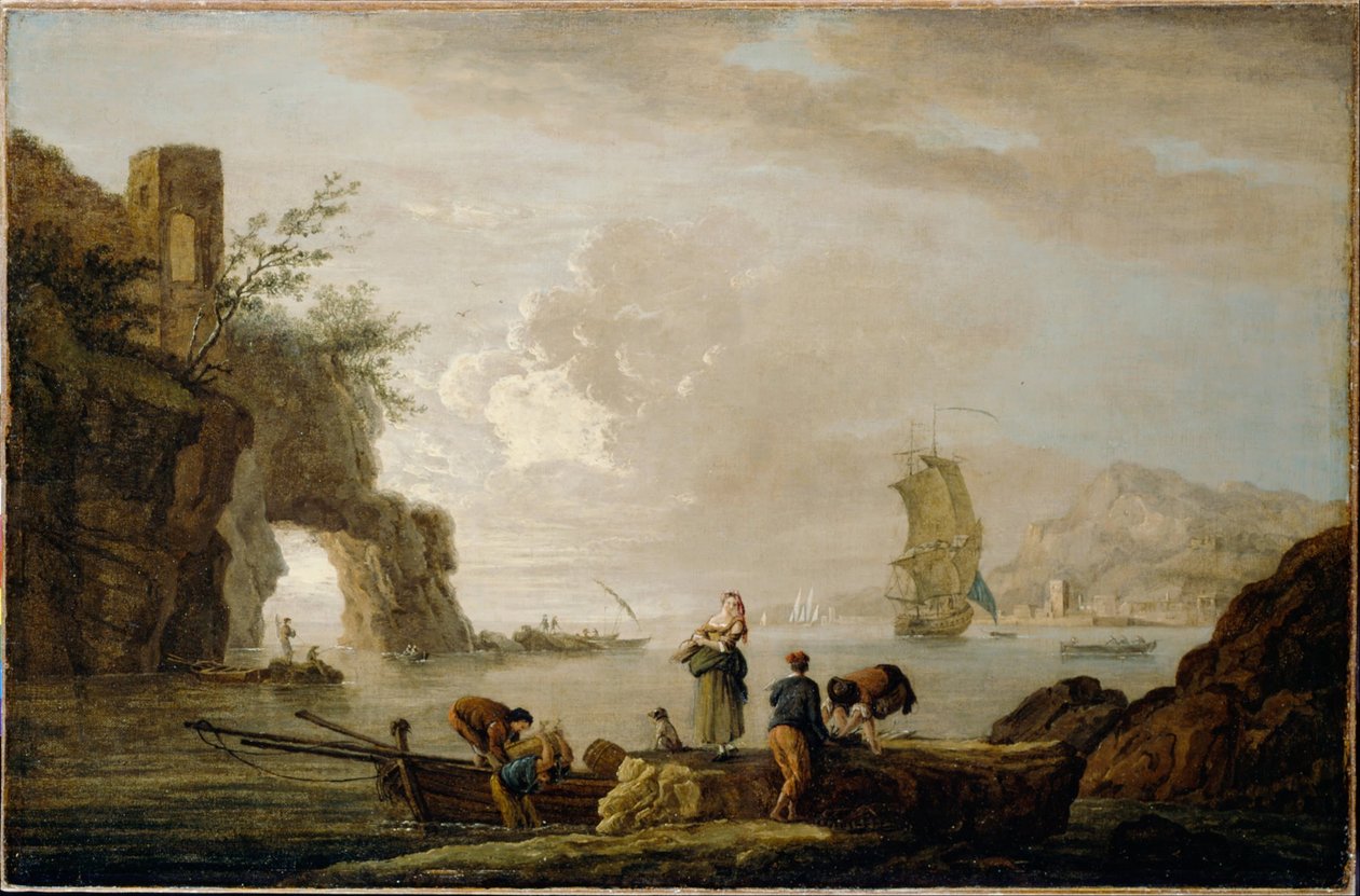 Küstenansicht von Claude Joseph Vernet