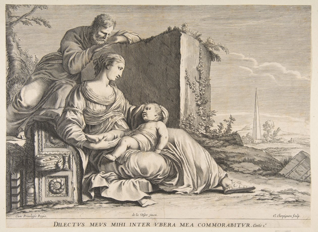 Heilige Familie von Claude Cherpignon