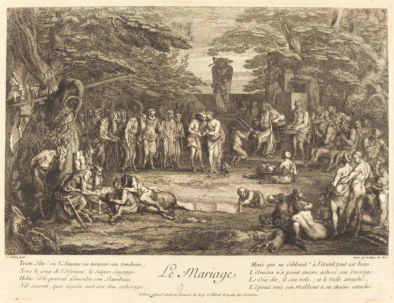 Die Hochzeit von Claude Gillot