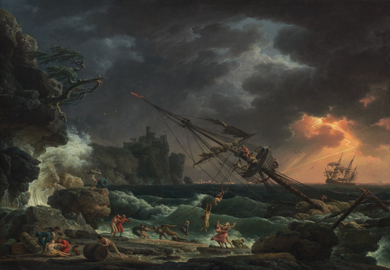 Das Schiffswrack von Claude Joseph Vernet