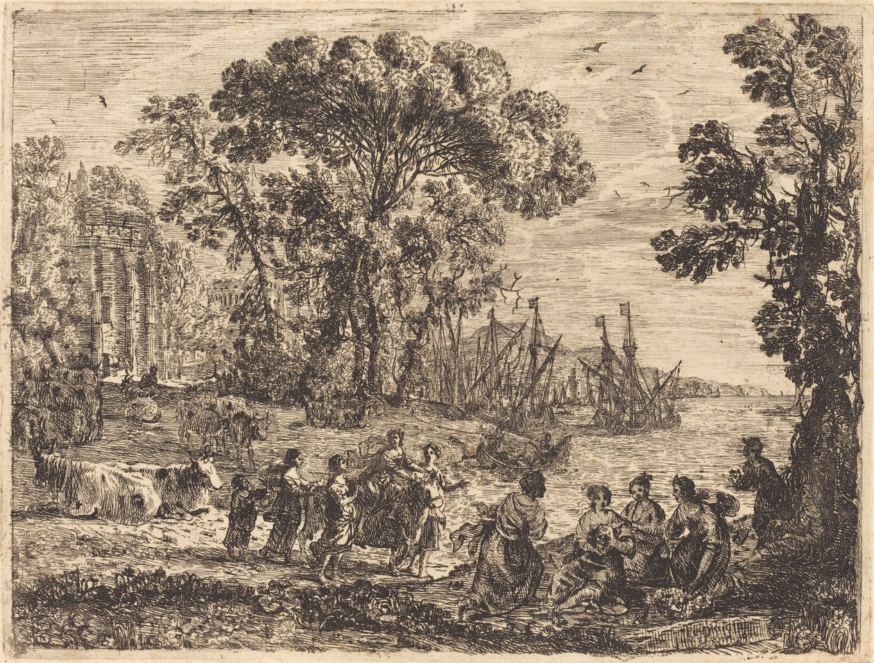 Europa und der Stier von Claude Lorrain