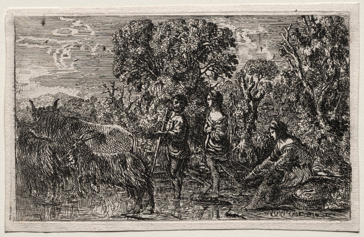 Der Übergang durch die Furt von Claude Lorrain