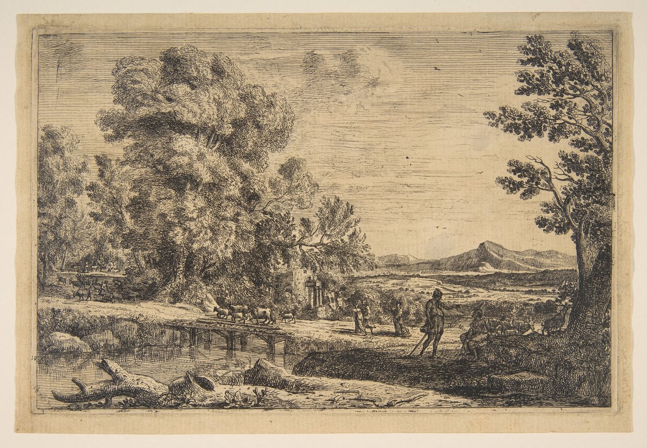 Rebekka und Eliezer, ca. 1638-41 von Claude Lorrain