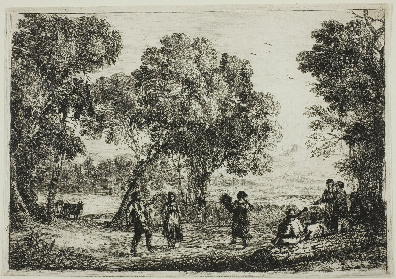 Der Bauerntanz von Claude Lorrain