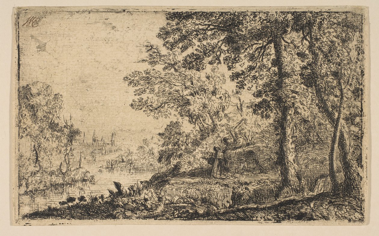 Die Vision, ca. 1630 von Claude Lorrain