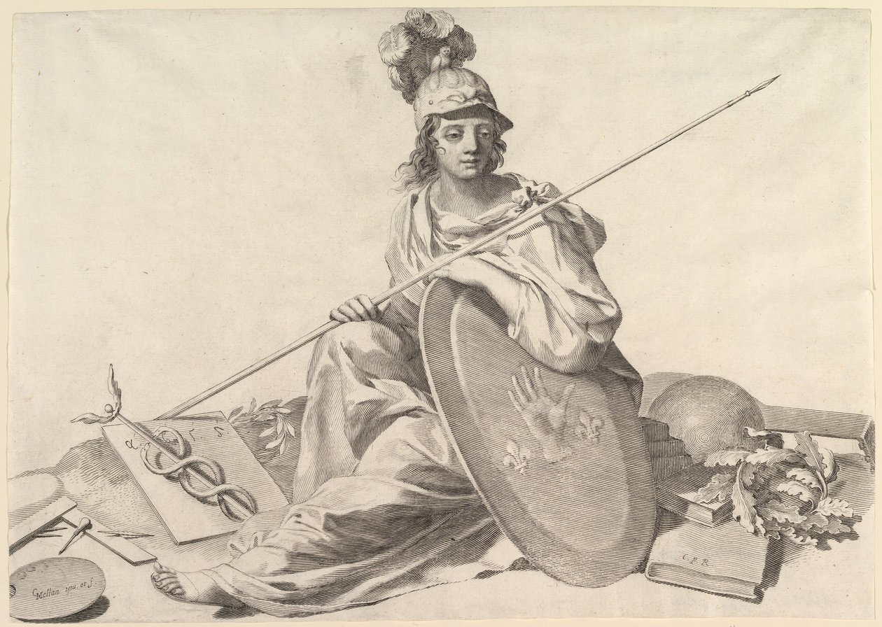 Minerva von Claude Mellan