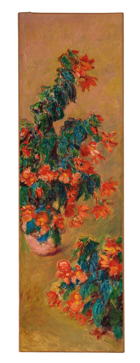 Rote Azaleen im Topf von Claude Monet