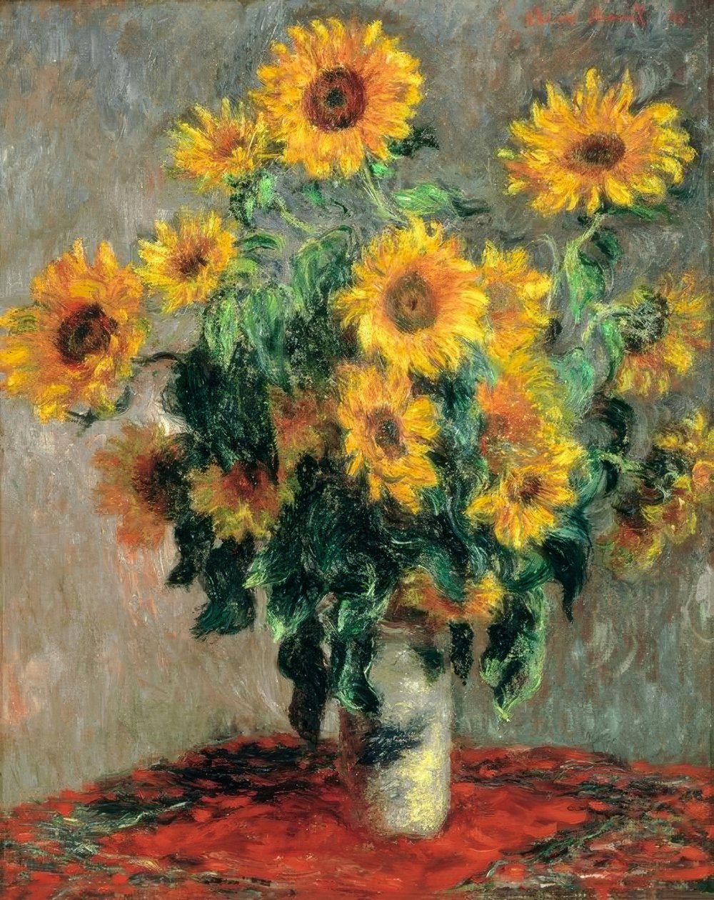 Sonnenblumenstrauß von Claude Monet