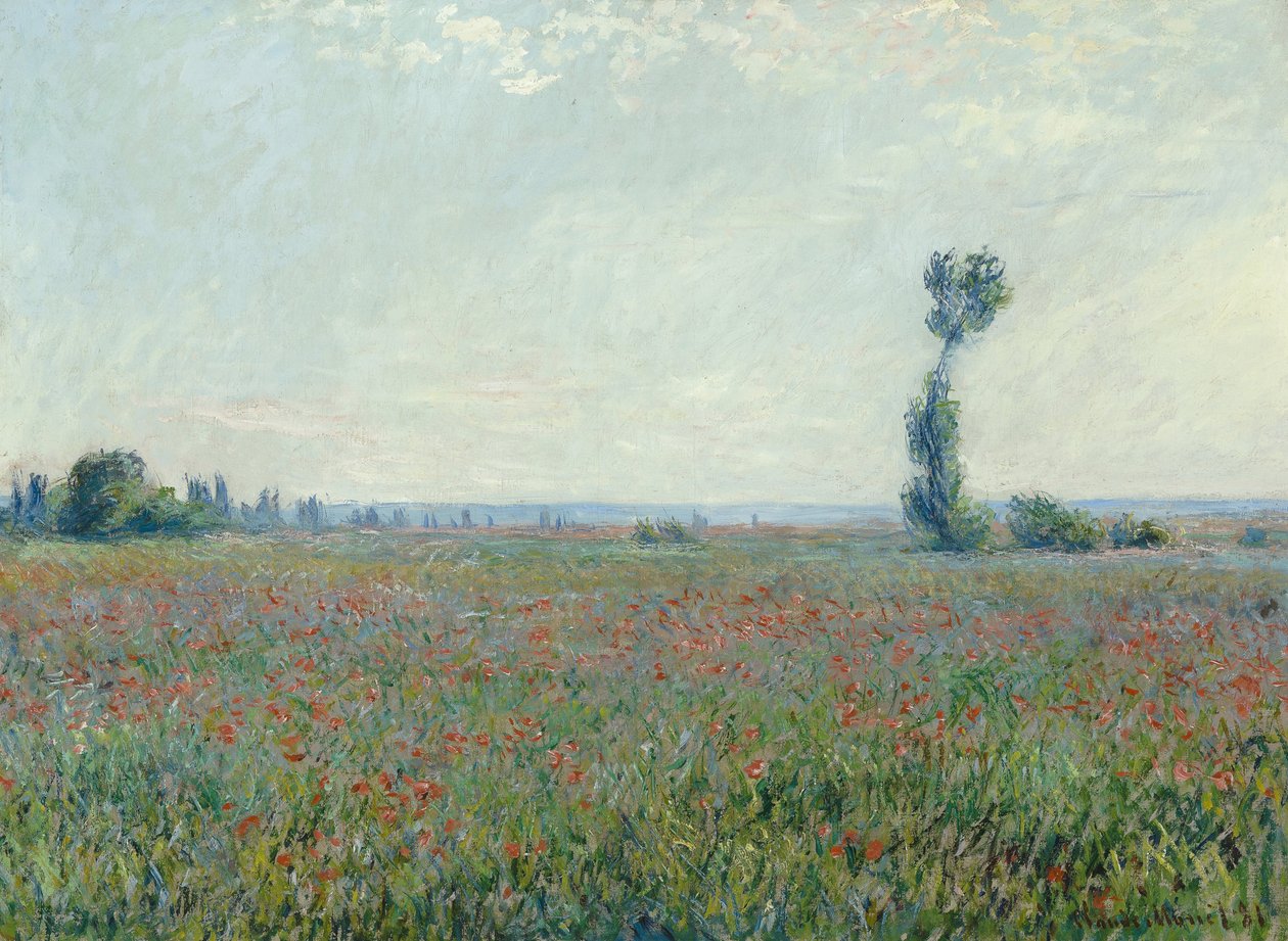 Mohnfeld von Claude Monet