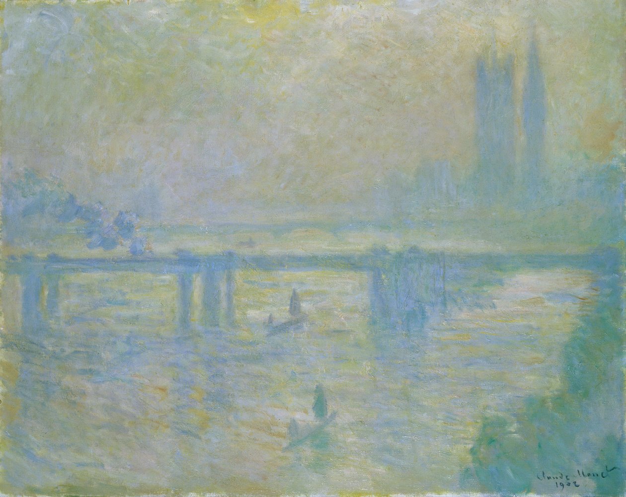 Charing Cross Bridge, 1902 von Claude Monet
